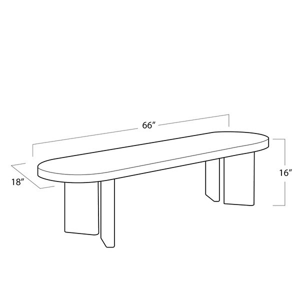 Fraya Elliptical Cocktail Table - Live from Detroit™
